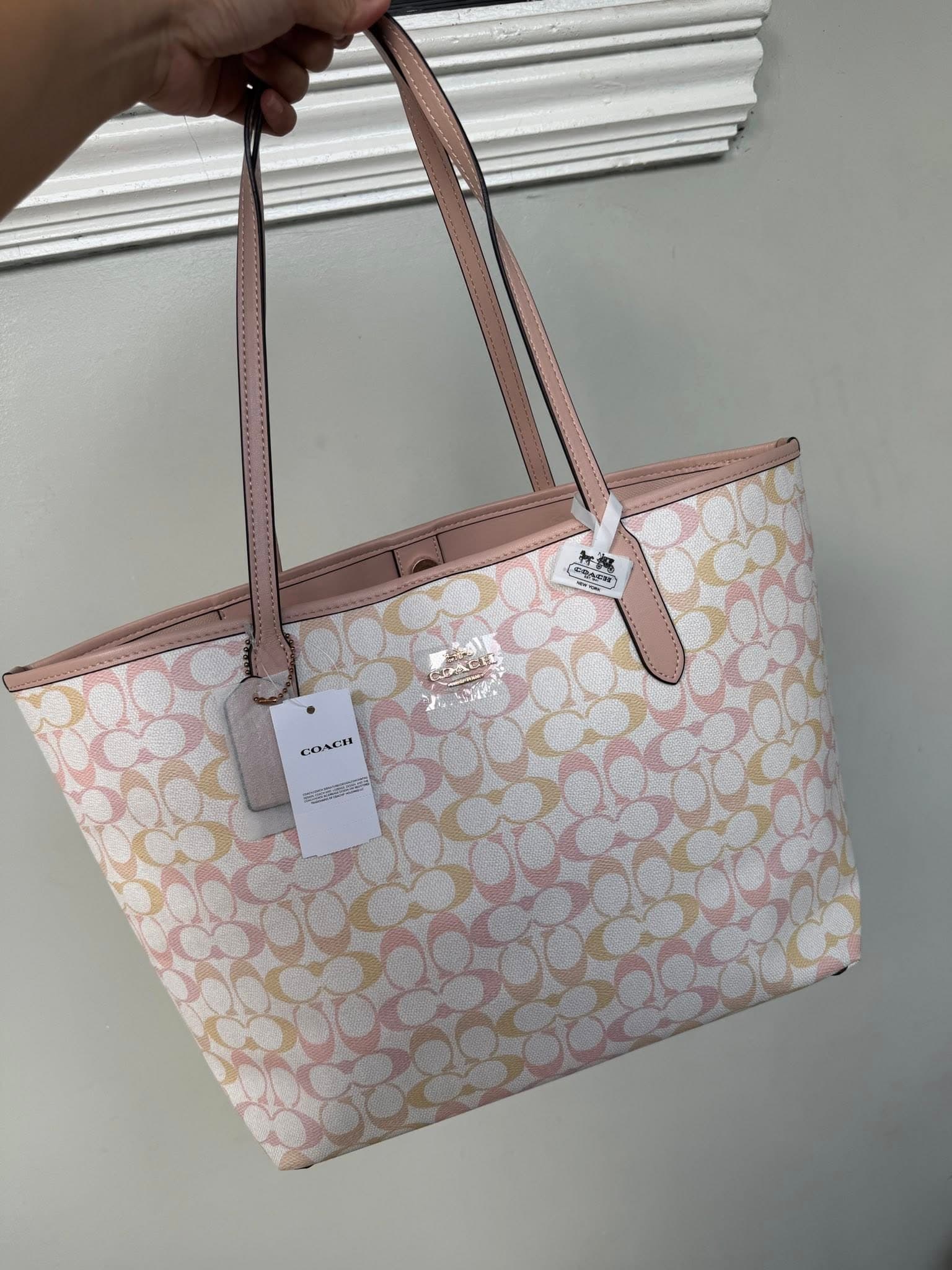 Coach City Tote Bag in Signature Canvas
